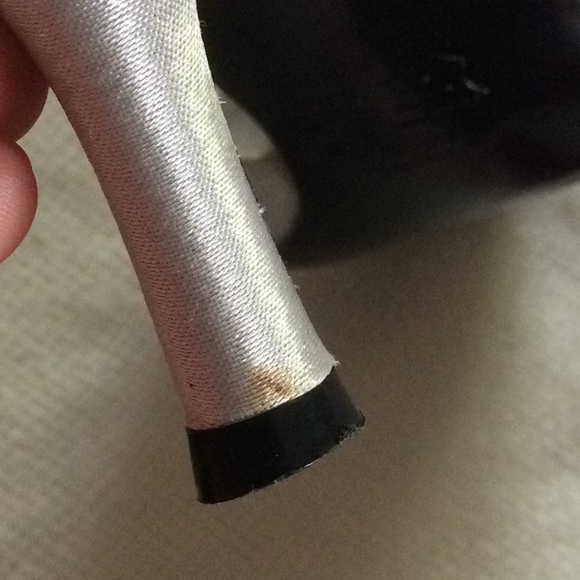 Strappy Gray Heels - Picture 9 of 9